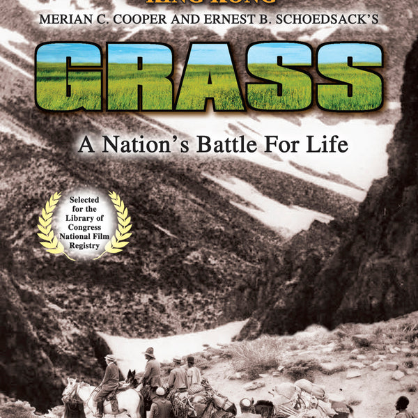 【中古DVD】Grass: Nation&#39;s Battle for Life (Silent) [DVD]／Merian C. Cooper/Ernest B. Schoedsack/Marguerite Harrison Grass: A Nation's Battle for Life – Milestone Films